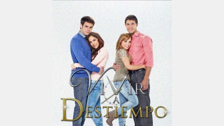 poster telenovela vivir a destiempo