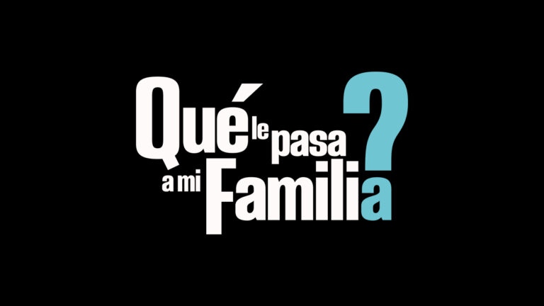 logo telenovela que le pasa a mi familia