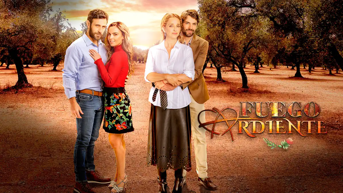 poster telenovela fuego